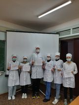 Студенты Каплиёва А., Ефанова С. (гр. 1-6), Фахурдинов Р., Макаренко С., Кальнишевская А., Бондаренко Т. (гр. 1-3)